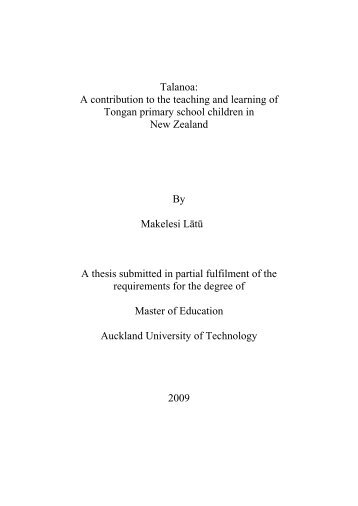 Talanoa - Scholarly Commons Home