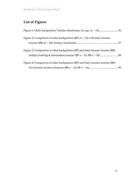 Backpackers: The next generation? - Scholarly Commons Home