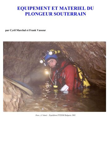 PDF 2,6Mo - La plongée souterraine