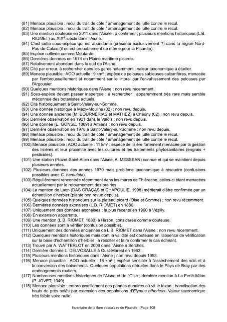 Inventaire de la flore vasculaire - Conservatoire botanique national ...