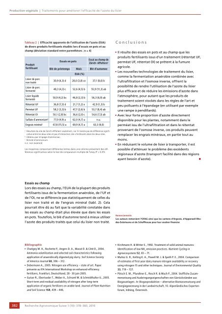 Télécharger le PDF - Agrarforschung Schweiz