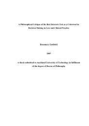 AUT Master of Creative Writing Thesis Exegesis - Scholarly