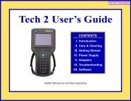 Tech 2 User's Guide - OTC