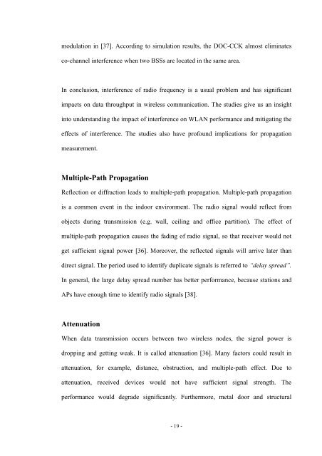 An Investigation of the Impact of Signal Strength on Wi-Fi Link ...