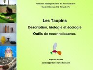 Les Taupins - Chambre d'Agriculture de Lot-et-Garonne