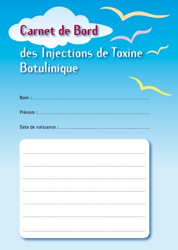 Carnet de Bord des Injections de Toxine Botulinique - sferhe