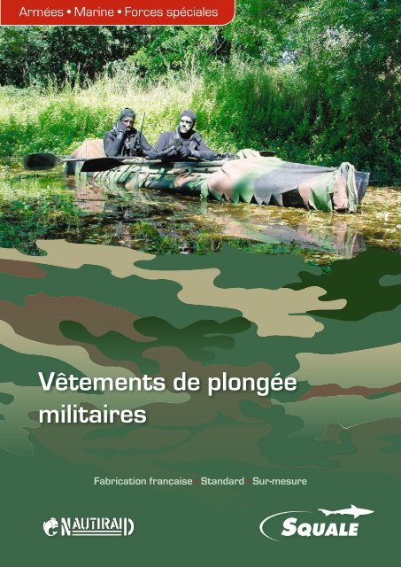 Vêtements de plongée militaires - Nautiraid