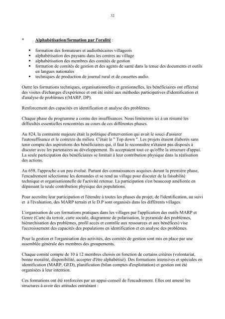 rapport de capitalisation - ACT - Advanced Communication ...