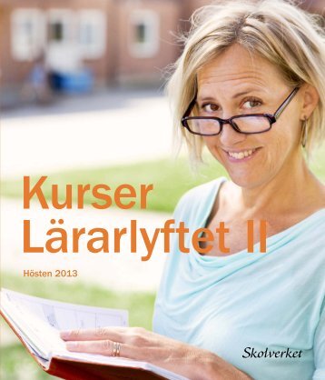 Kurskatalog med länkar till kurser (833 kB) - Skolverket