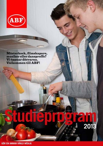 studieprogram 2013 - ABF