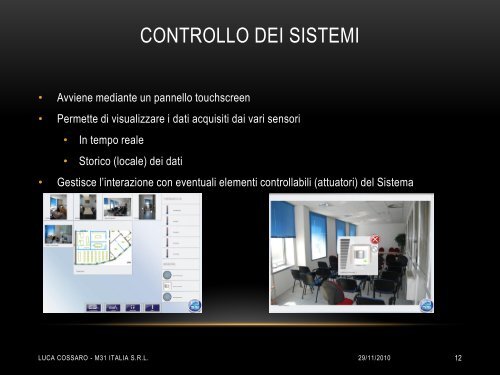 SIMEA: Sistema Integrato/Distribuito di Monitoraggio ... - Automatica