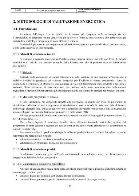 Progetto SIMEA - Automatica - Università degli Studi di Padova