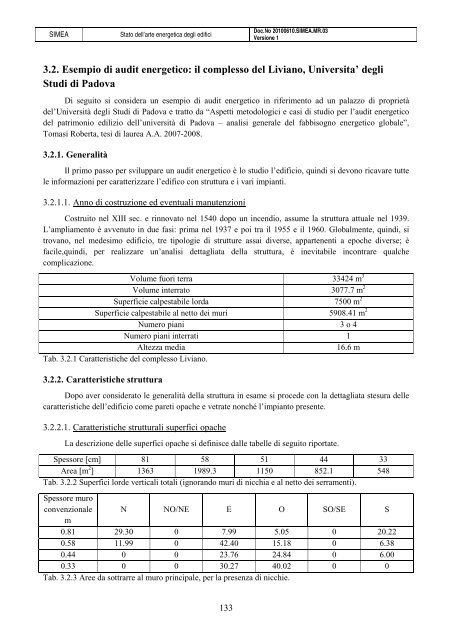 Progetto SIMEA - Automatica - Università degli Studi di Padova