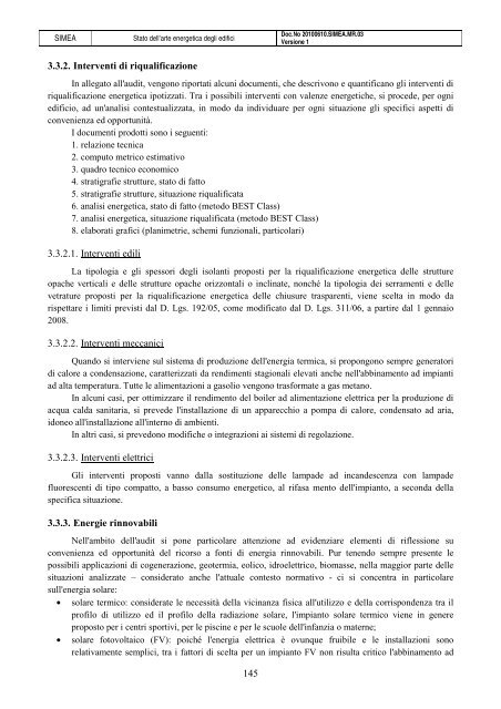 Progetto SIMEA - Automatica - Università degli Studi di Padova