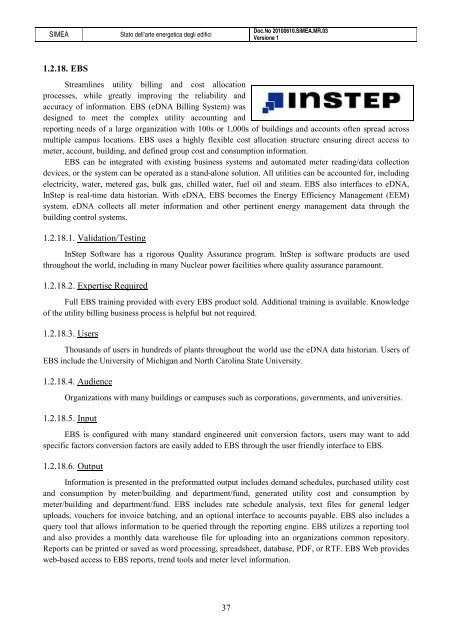 Progetto SIMEA - Automatica - Università degli Studi di Padova