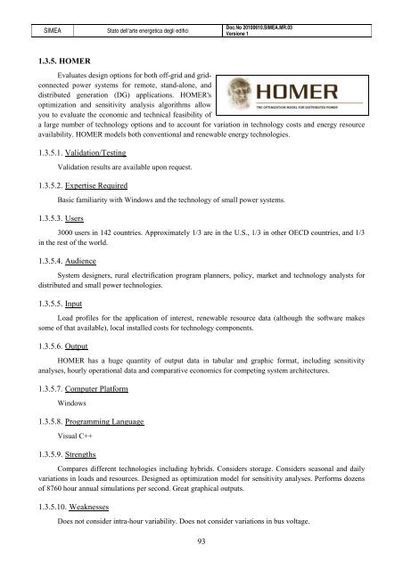 Progetto SIMEA - Automatica - Università degli Studi di Padova