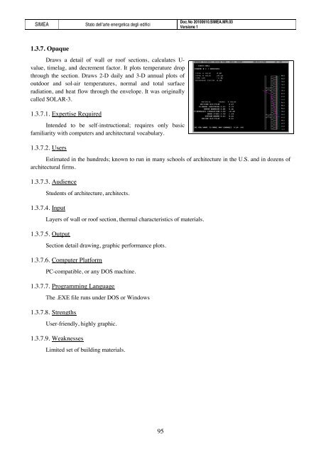 Stato dell'arte energetica degli edifici - Automatica - Università degli ...