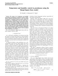 Temperature and humidity control in greenhouses ... - Automatica