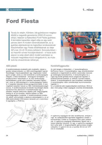 Ford Fiesta - Autótechnika