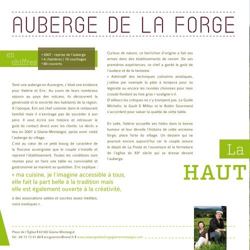 Des auberges des figures