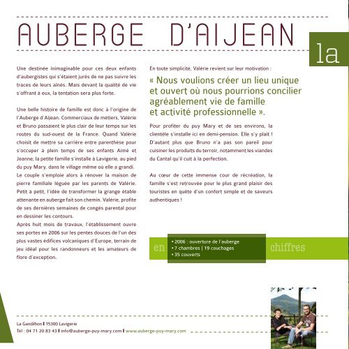 Des auberges des figures