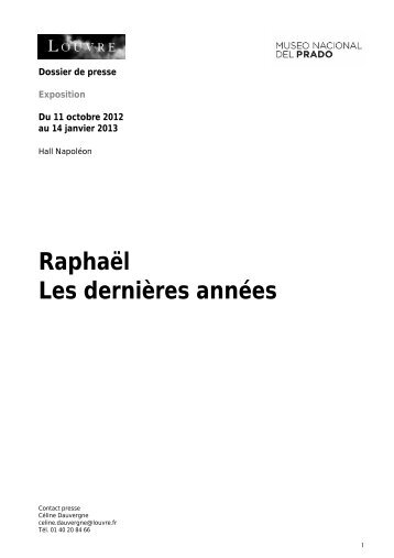 Télécharger le dossier de presse > pdf - 1.91 Mo - Musée du Louvre