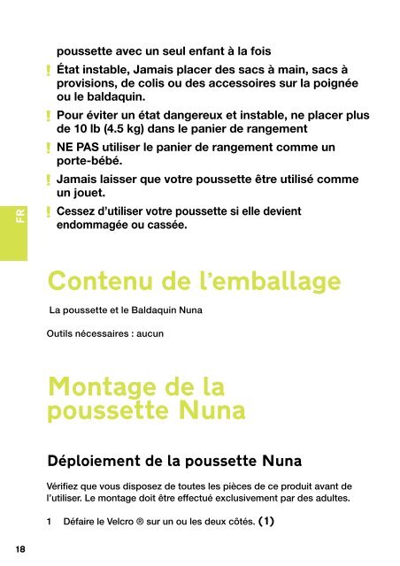 instruction manual - Nuna.eu