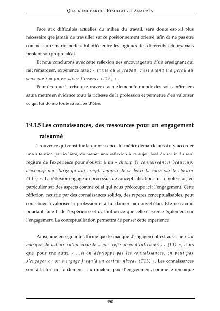 L'engagement dans les soins infirmiers - Université de Rouen