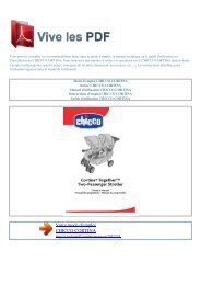 Manuel D Utilisation Chicco Go Vive Les Pdf