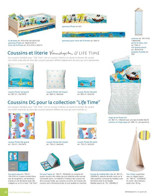 Consultez notre catalogue Lifetime en PDF - Meubles Moens