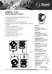 BAMBINO 10 kW Quartz Halogen Fresnel - Avantgarde-technik.de