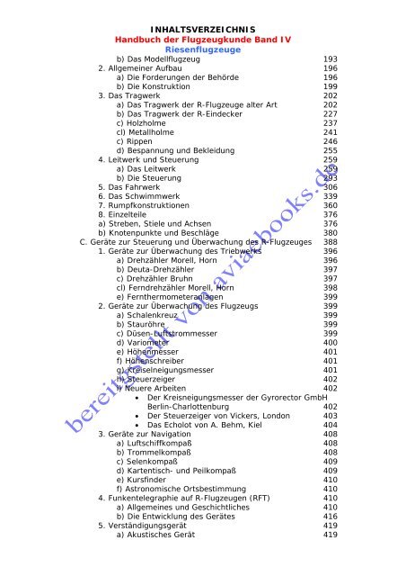 Handbuch der Flugzeugkunde Band IV Riesenflugzeuge