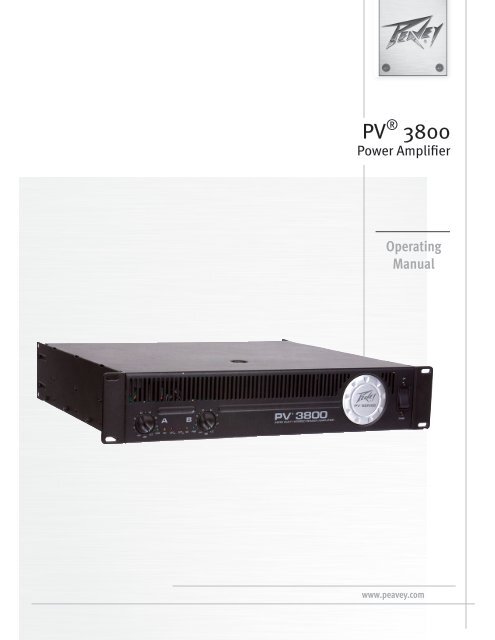 PV 3800 Manual (pdf)