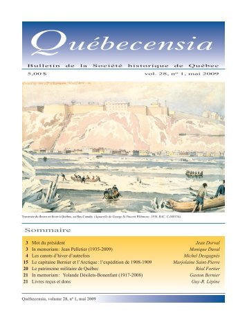Québecensia - Société historique de Québec