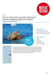 Sur la route des grands baleiniers - Mer et Voyages