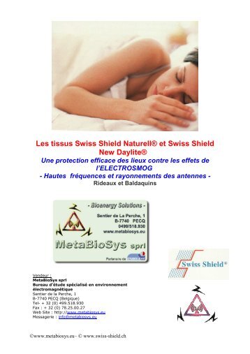 Les tissus Swiss Shield Naturel