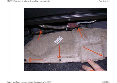 Page 2 sur 110 [TUTO] Démontage du radiateur de chauffage ...