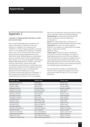Appendices Appendix 1 - BirdLife International