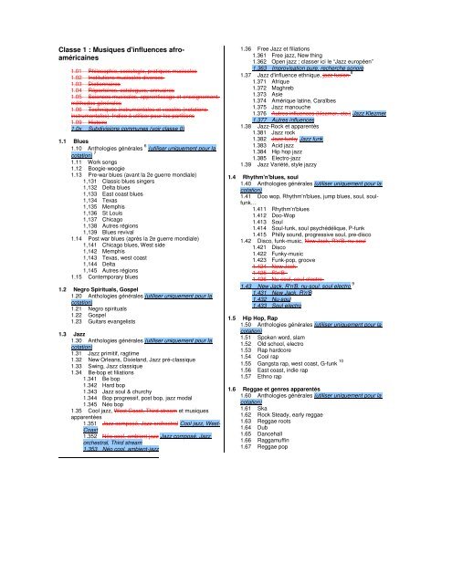 les tables pcdm4 avec les modifications d'indices - ACIM