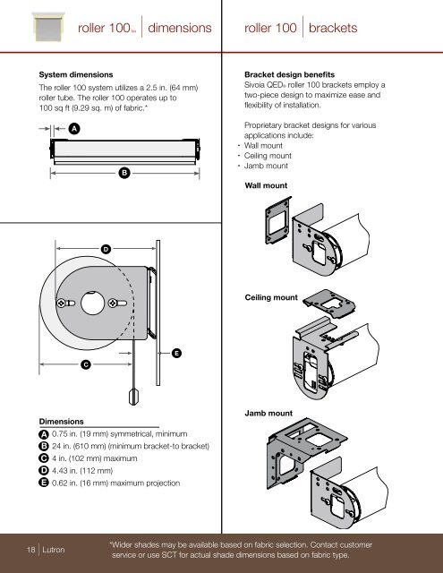 Sivoia QED® |specification guide - Loyola Enterprises Inc. Audio ...