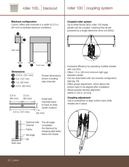 Sivoia QED® |specification guide - Loyola Enterprises Inc. Audio ...