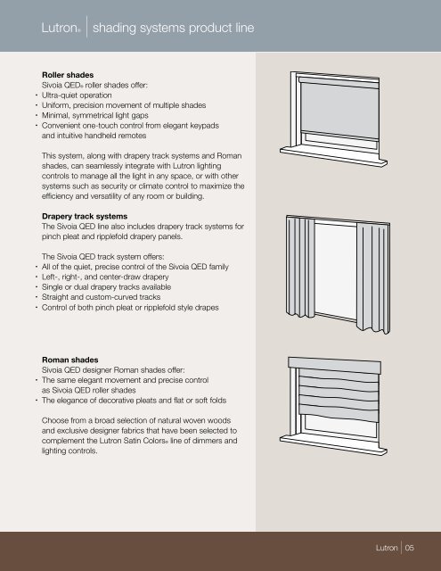 Sivoia QED® |specification guide - Loyola Enterprises Inc. Audio ...