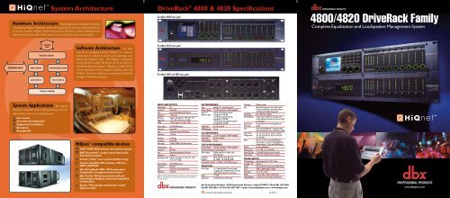DriveRack 4800 Brochure-English - dbx