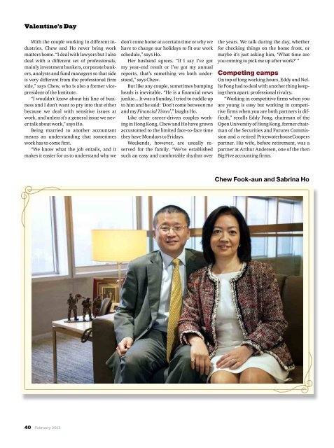 power of love - Hong Kong Institute of Certified Public Accountants