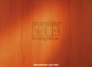 Spezialtüren aus Holz