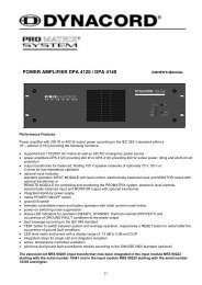 DPA 4140 Manual - Loyola Enterprises Inc. Audio Visual Systems