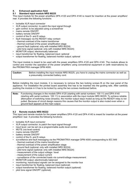 DPA 4140 Manual - Loyola Enterprises Inc. Audio Visual Systems