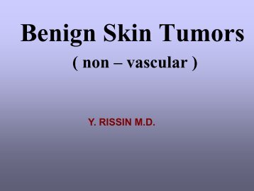 Benign skin tumor ( non – vascular )