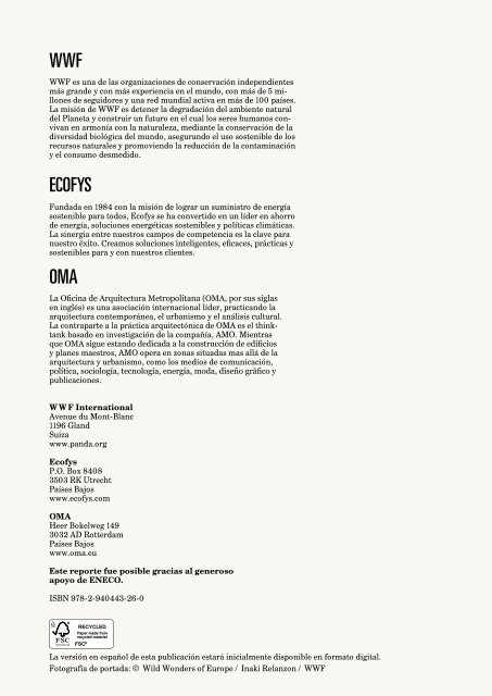 Informe de la Energía Renovable - WWF