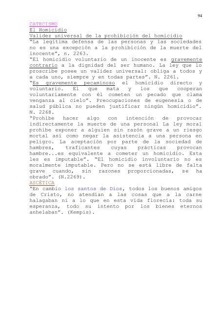 VI Domingo del Tiempo Ordinario, Ciclos A, B y C - Autores Catolicos